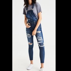 American Eagle jegging overalls